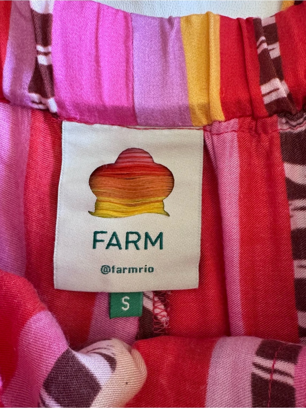 Farm Rio Lucy Stripes Pants Small - Picture 8 of 13